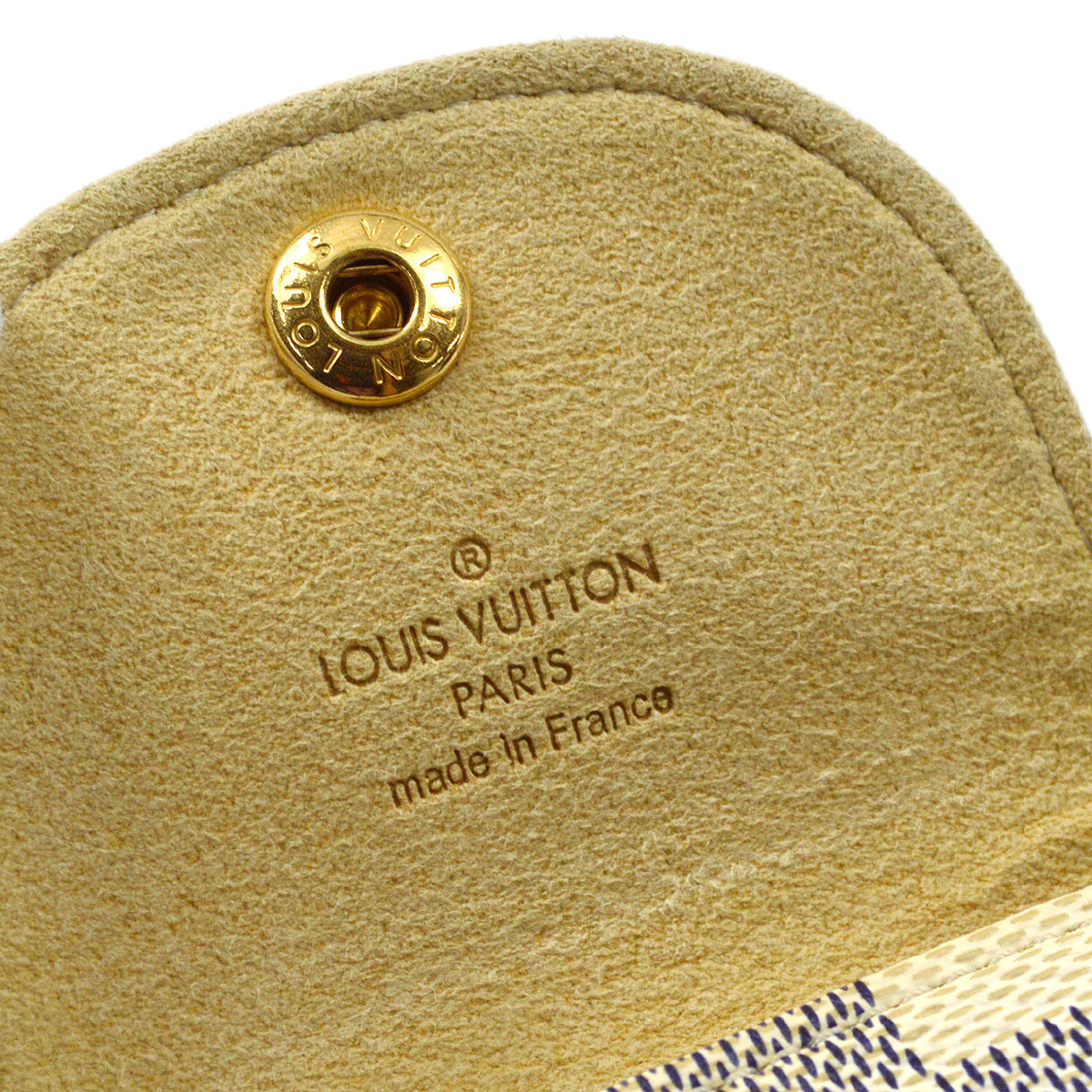 Louis Vuitton 2010 Damier Azur Etui Phone Case N60026 Small New