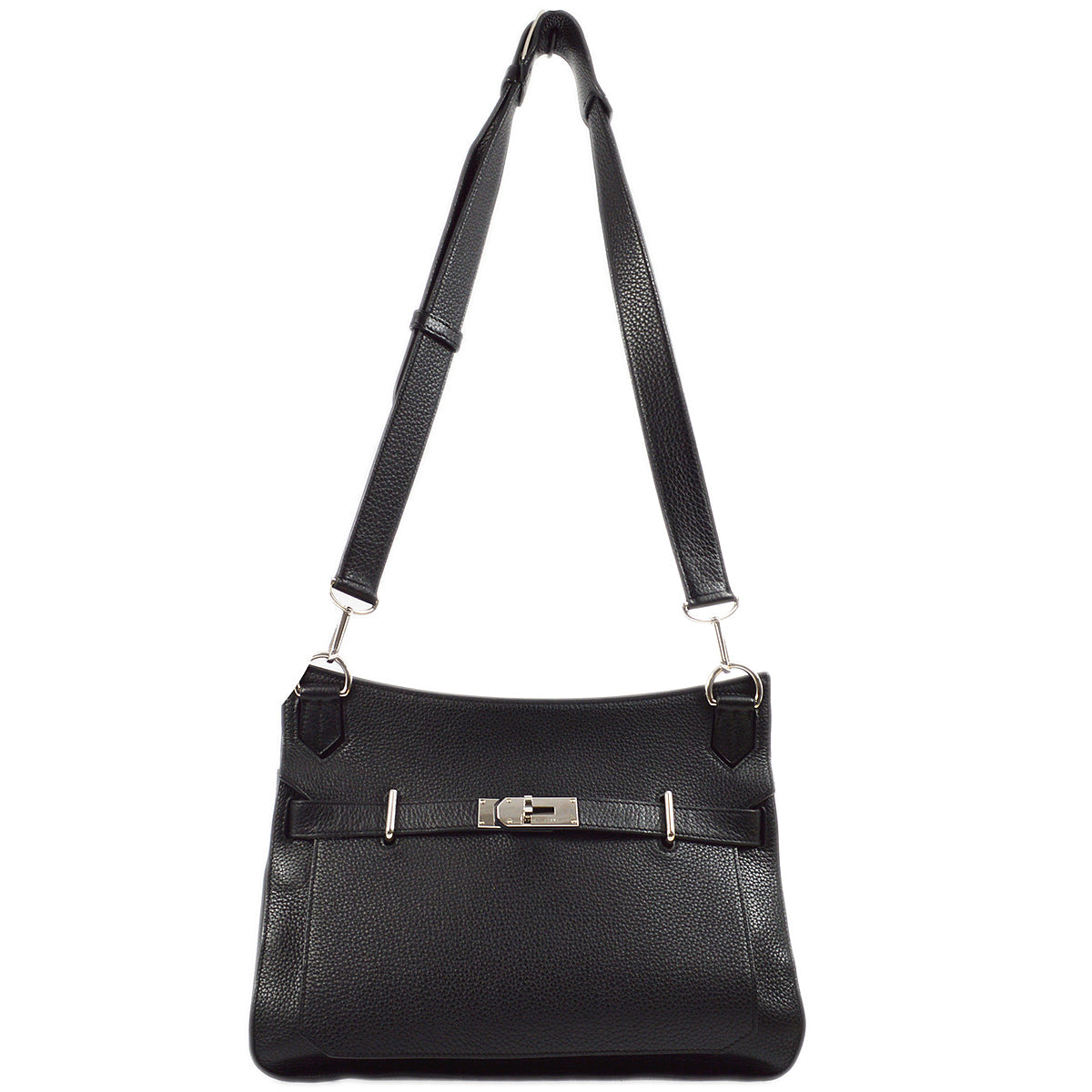 Hermes 2013 Black Taurillon Clemence Jypsiere 34 Shoulder Bag