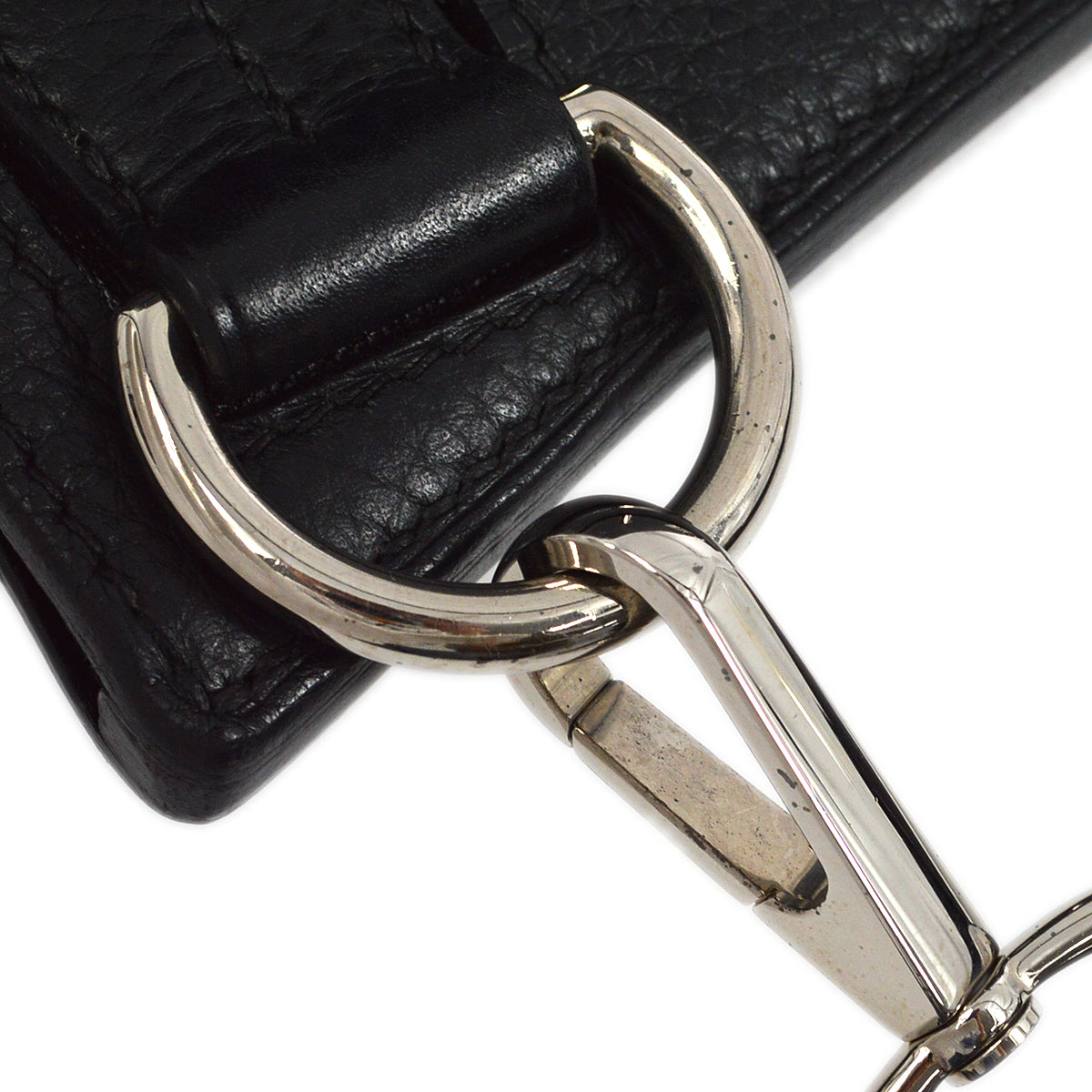 Hermes 2013 Black Taurillon Clemence Jypsiere 34 Shoulder Bag