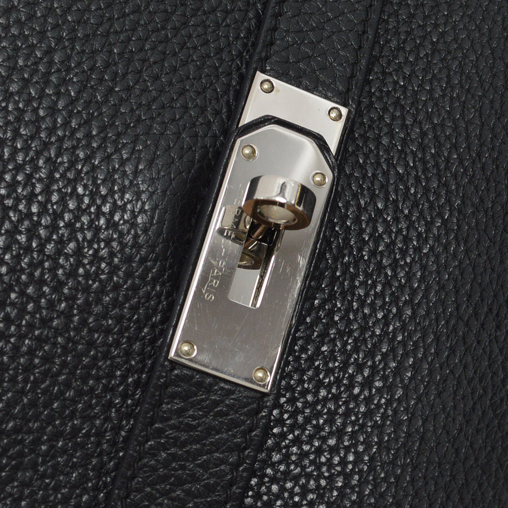 Hermes 2013 Black Taurillon Clemence Jypsiere 34 Shoulder Bag