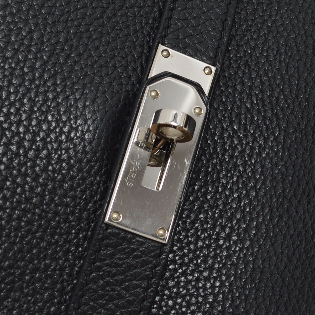 Hermes 2013 Black Taurillon Clemence Jypsiere 34 Shoulder Bag