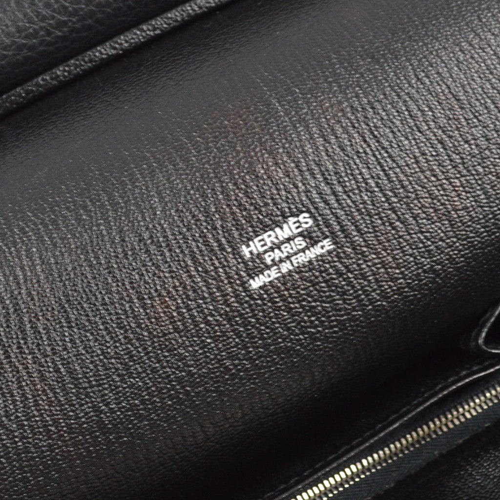 Hermes 2013 Black Taurillon Clemence Jypsiere 34 Shoulder Bag
