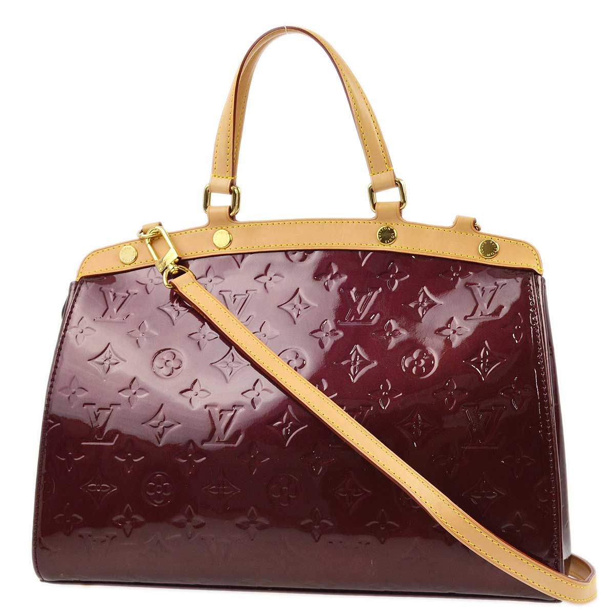 Louis Vuitton 2012 Purple Monogram Vernis Blair MM M91690