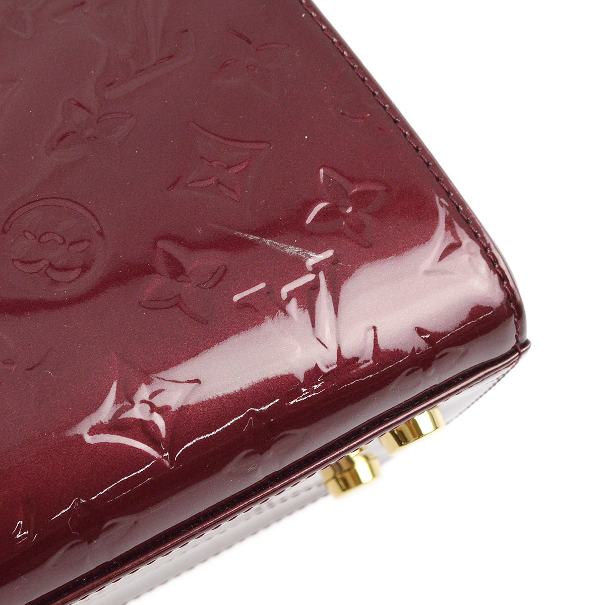 Louis Vuitton 2012 Purple Monogram Vernis Blair MM M91690