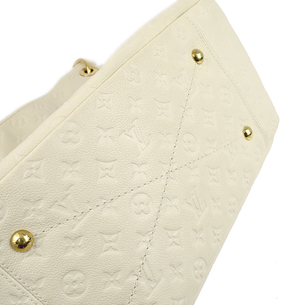 Louis Vuitton 2011 White Monogram Empreinte Artsy MM M93449