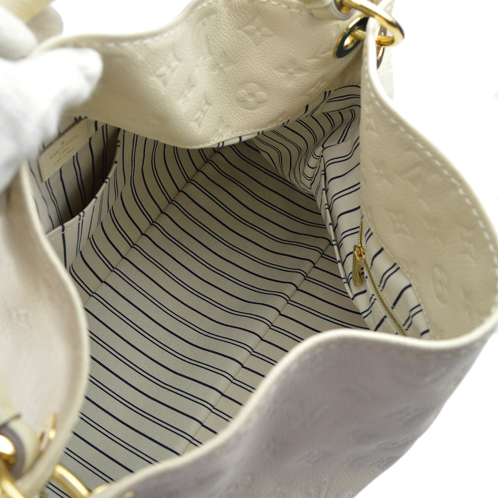Louis Vuitton 2011 White Monogram Empreinte Artsy MM M93449