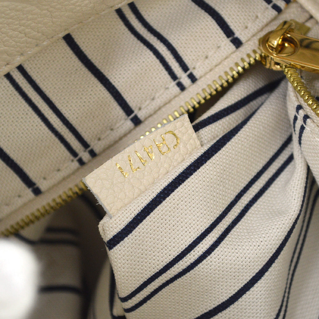 Louis Vuitton 2011 White Monogram Empreinte Artsy MM M93449