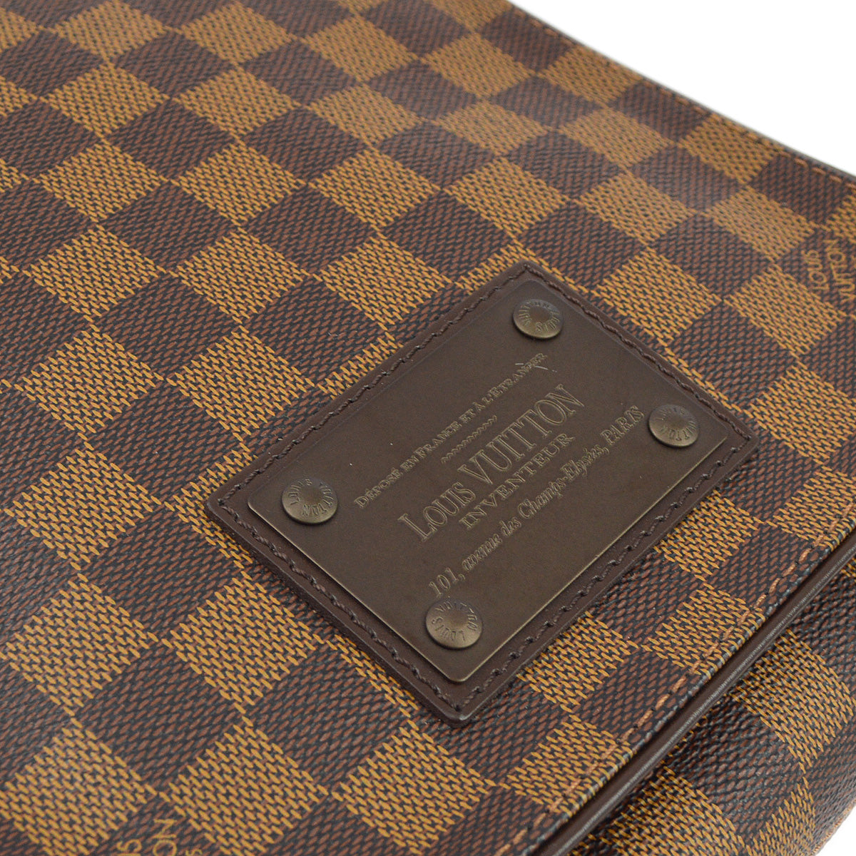 Louis Vuitton 2011 Damier Brooklyn PM Shoulder Bag N51210