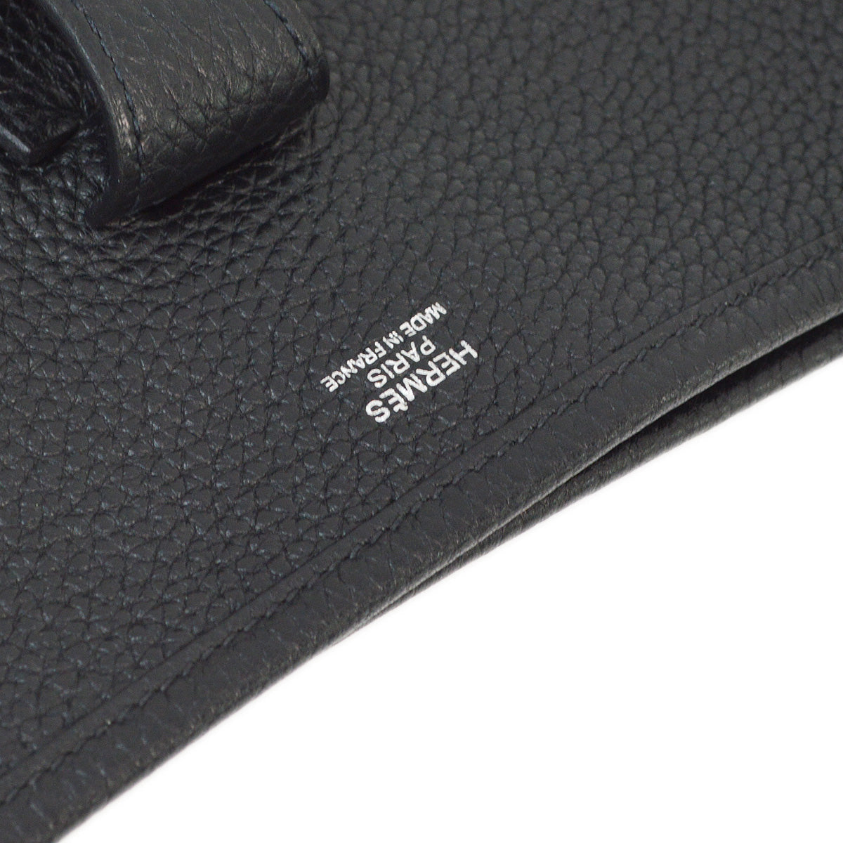 Hermes 2013 Black Taurillon Clemence Evelyne 2 GM Shoulder Bag