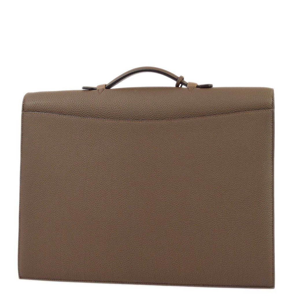 Hermes 2012 Taupe Etoupe Togo Sac a Depeches 38