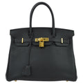 Hermes 2014 Black Togo Birkin 30 Handbag