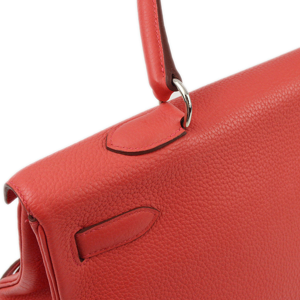 Hermes 2010 Bougainvillea Clemence Shoulder Kelly Fringe
