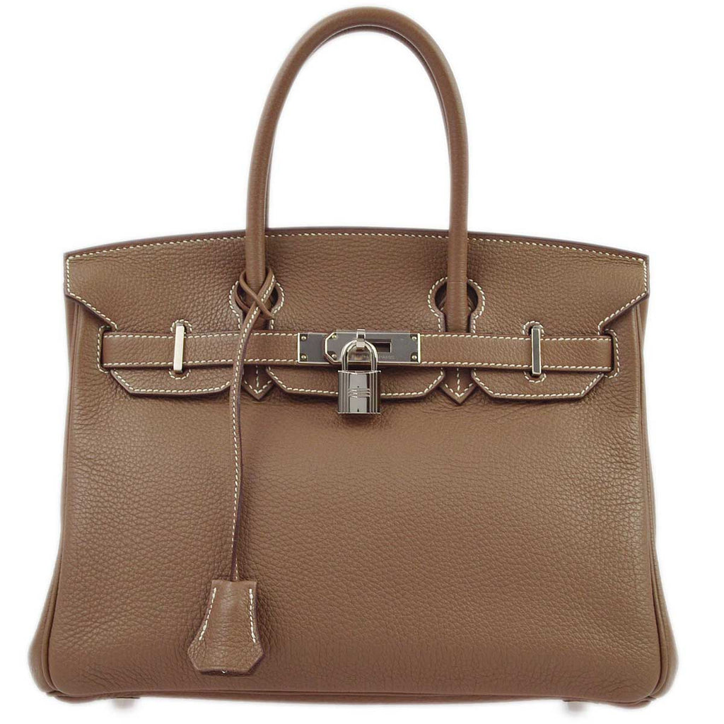 Hermes 2010 Etoupe Gray Togo Birkin 30