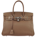 Hermes 2010 Etoupe Gray Togo Birkin 30
