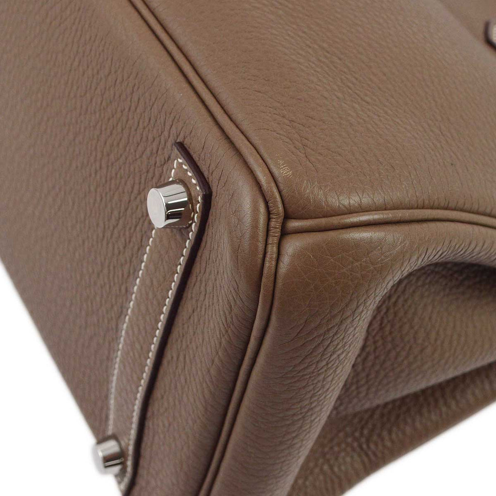 Hermes 2010 Etoupe Gray Togo Birkin 30