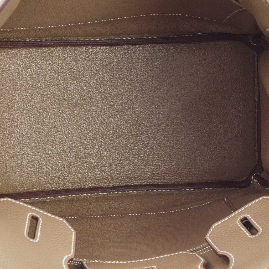 Hermes 2010 Etoupe Gray Togo Birkin 30
