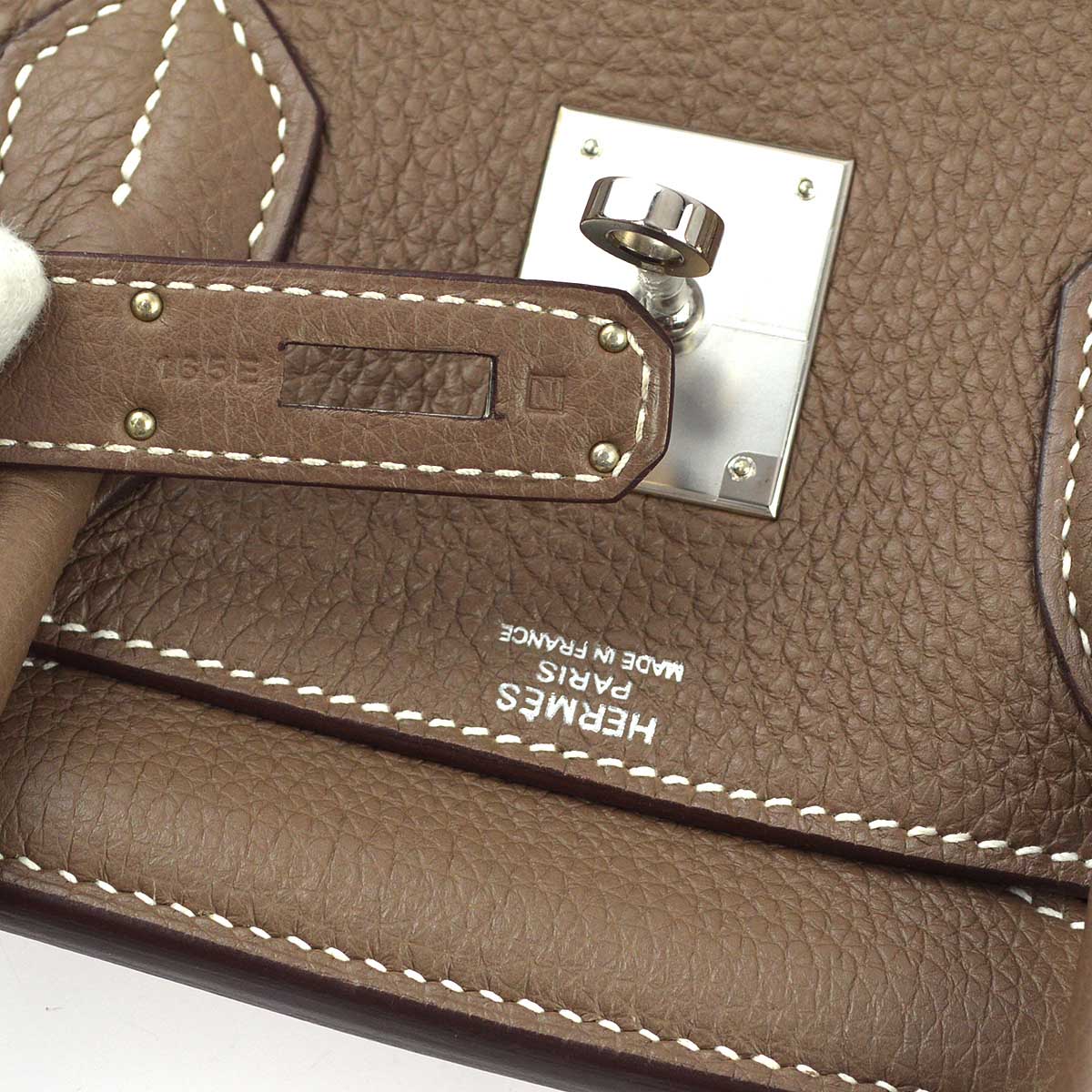 Hermes 2010 Etoupe Gray Togo Birkin 30