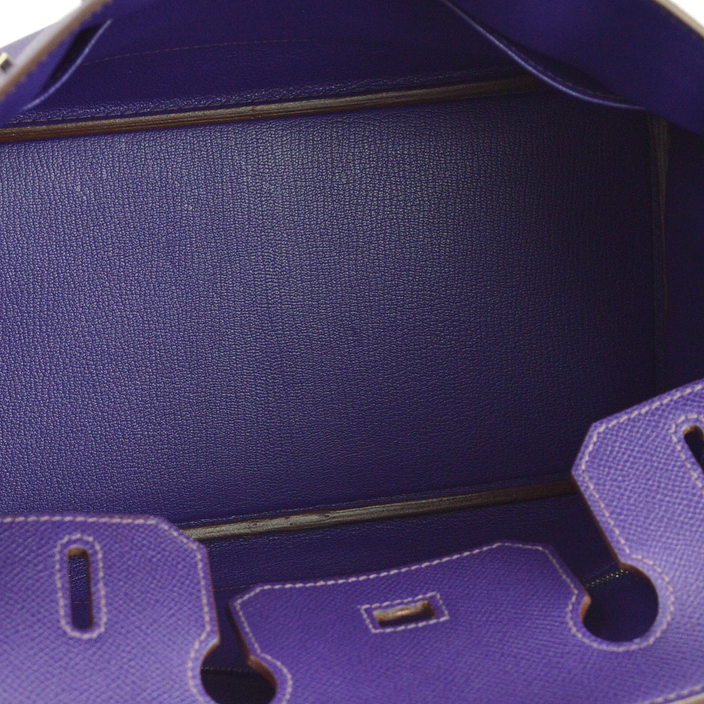 Hermes 2010 Iris Epsom Birkin 30 Handbag