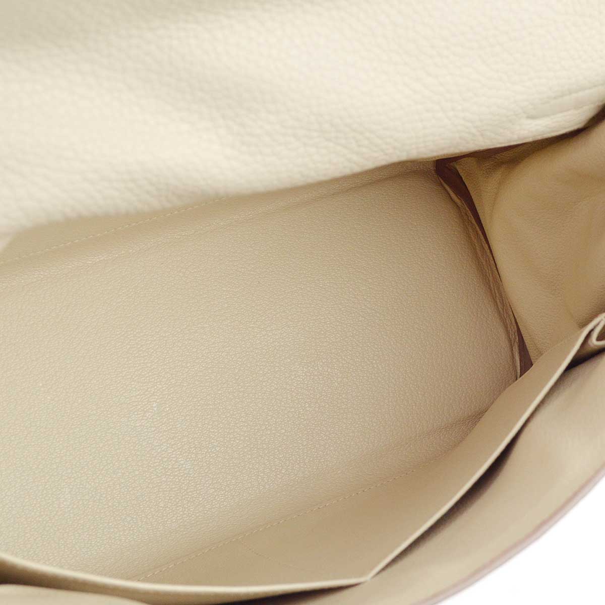Hermes 2015 Ivory Taurillon Clemence Kelly 32 Amazon Retourne 2way Shoulder Handbag