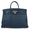 Hermes 2010 Blue de Malte Togo Birkin 40 Handbag