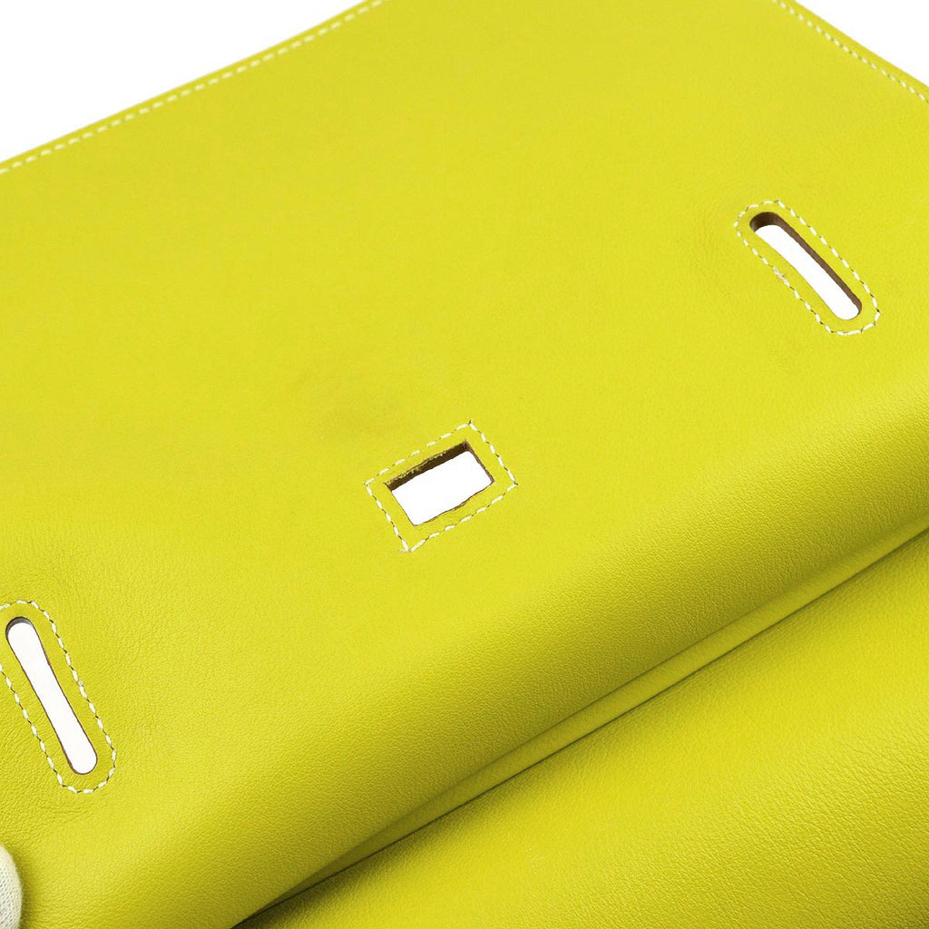Hermes 2013 Yellow Swift Jypsiere 28 Shoulder Bag