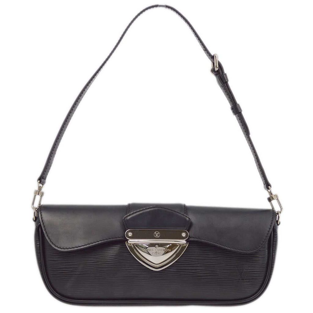 Louis Vuitton 2012 Black Epi Pochette Montaigne Handbag M59292