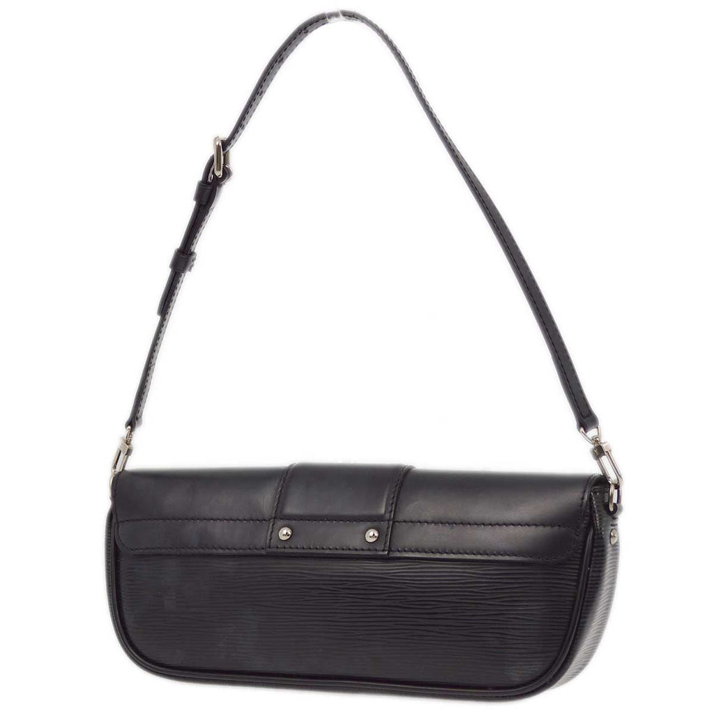 Louis Vuitton 2012 Black Epi Pochette Montaigne Handbag M59292