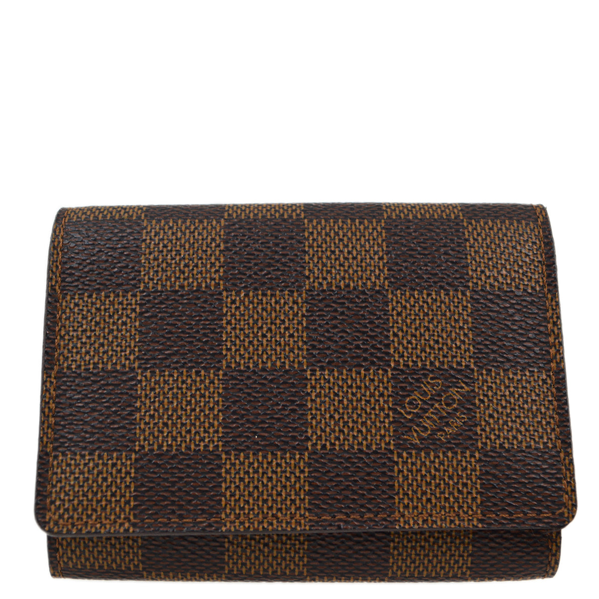 Louis Vuitton 2011 Damier Enveloppe Carte De Visite Card Case N62920 Small New
