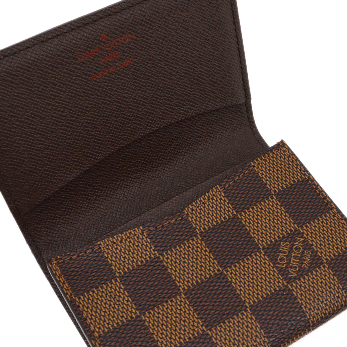 Louis Vuitton 2011 Damier Enveloppe Carte De Visite Card Case N62920 Small New