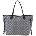 Louis Vuitton 2012 Navy Monogram Idylle Neverfull MM Tote M40514