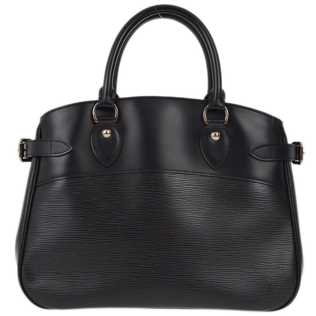 Louis Vuitton 2010 Black Epi Passy PM Tote Handbag M59262