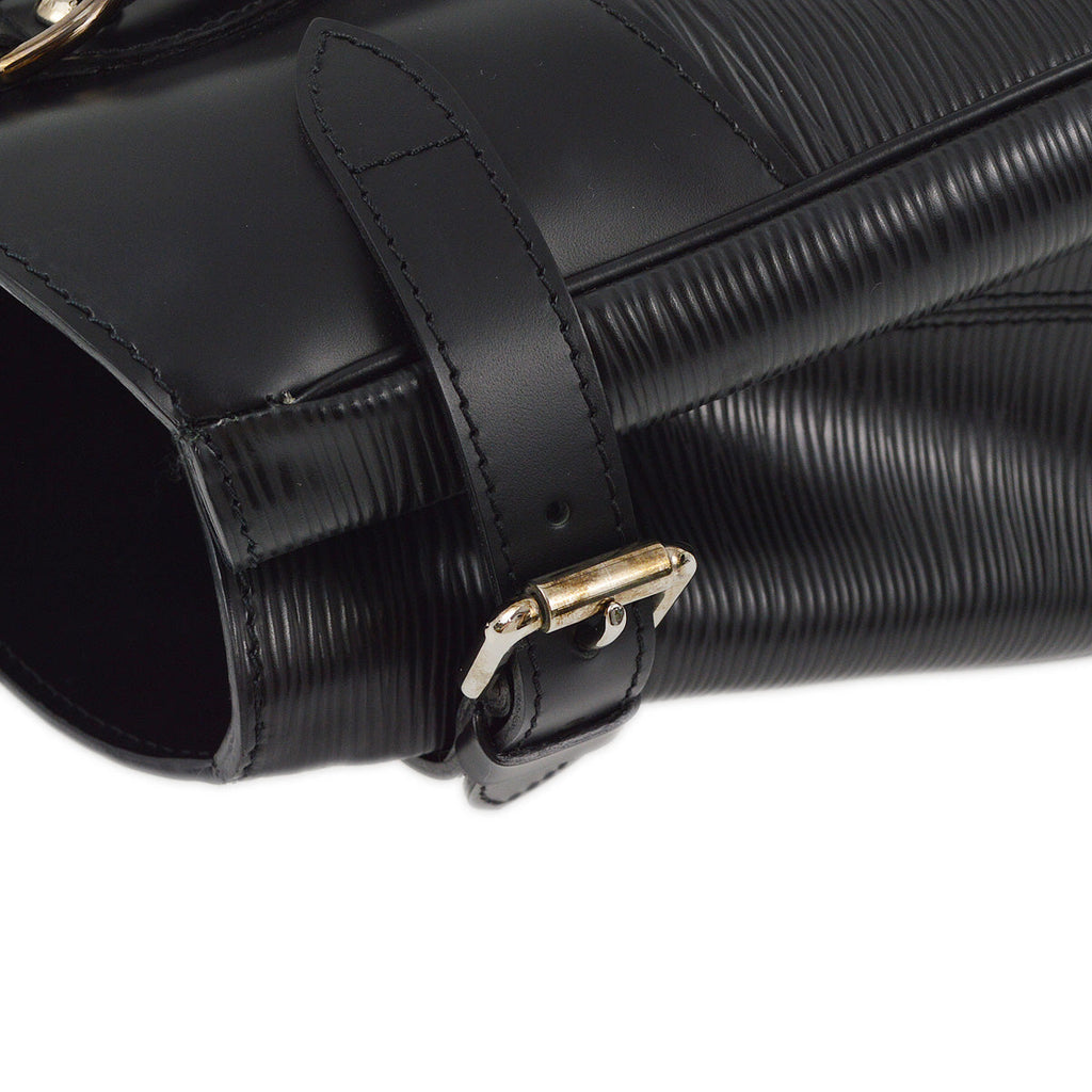Louis Vuitton 2010 Black Epi Passy PM Tote Handbag M59262