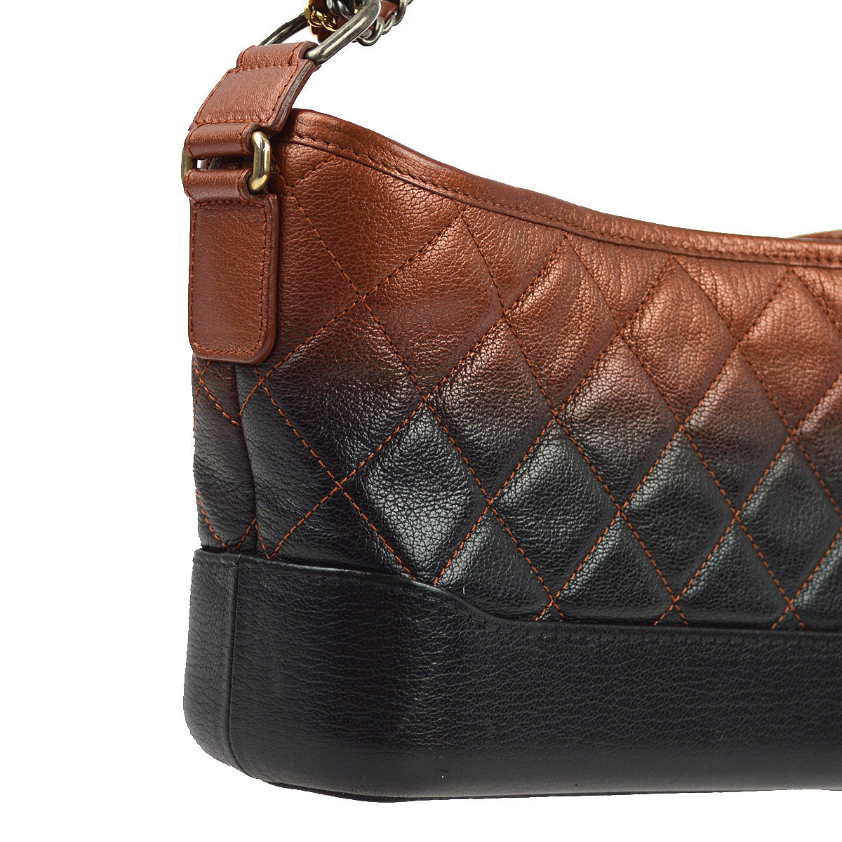 Chanel 2018-2019 Black Calfskin Gabrielle Shoulder Bag