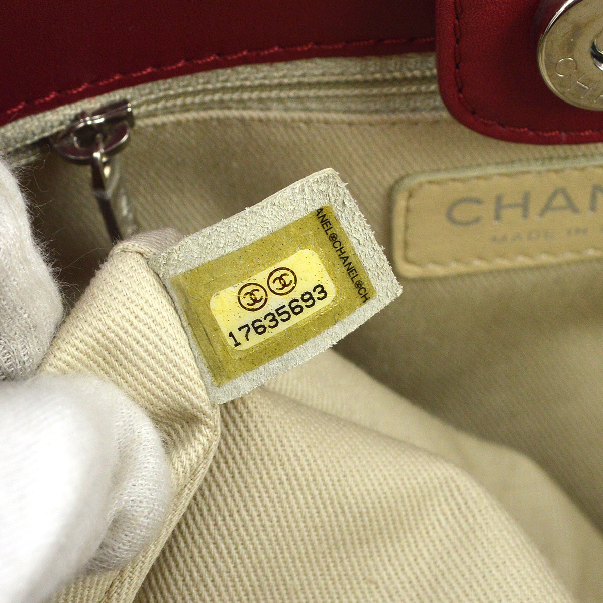 Chanel 2012-2013 Red Calfskin Ultra Stitch Tote Handbag