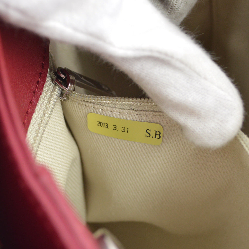 Chanel 2012-2013 Red Calfskin Ultra Stitch Tote Handbag