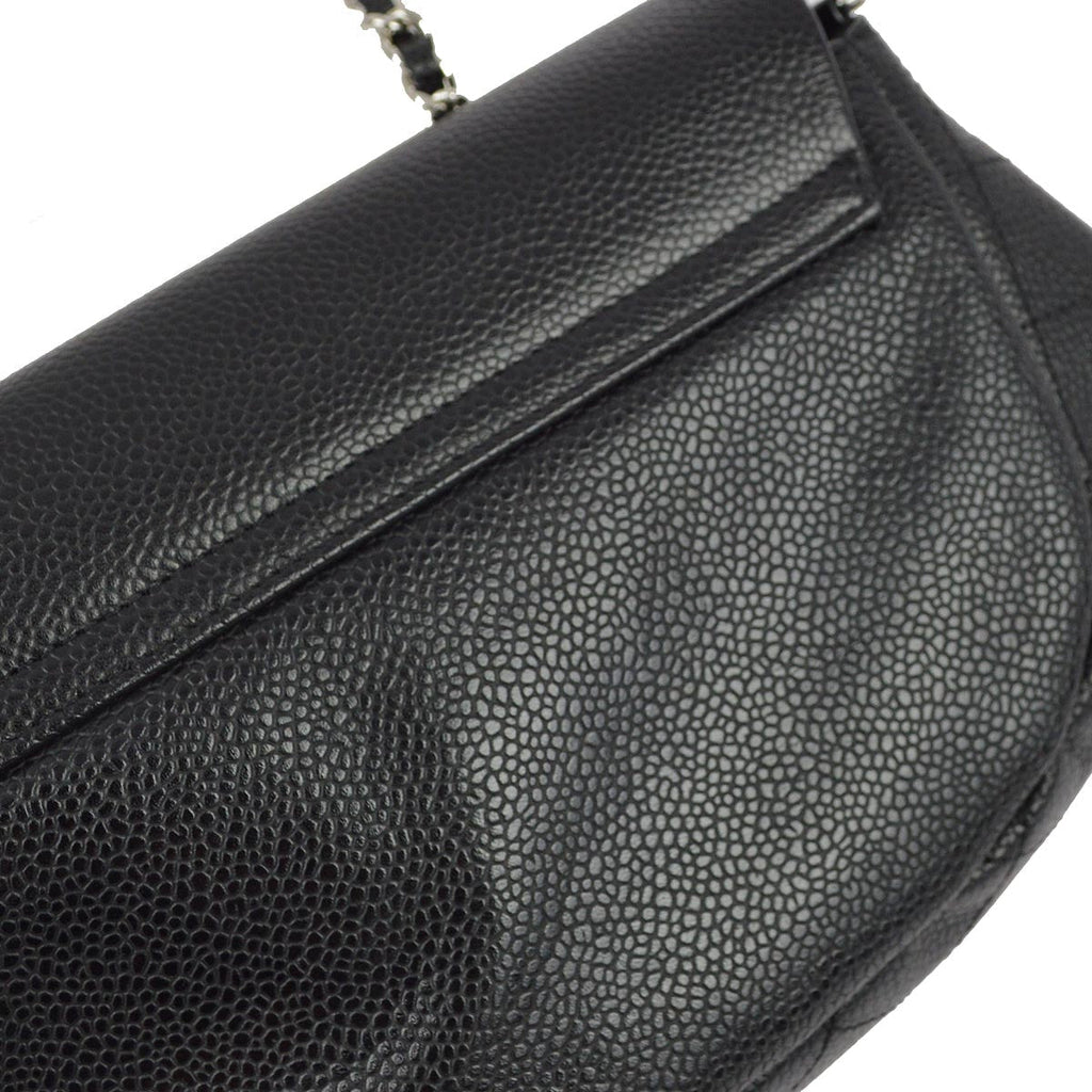 Chanel 2013-2014 Black Caviar WOC Wallet On Chain