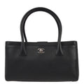 Chanel 2014 Black Calfskin Executive Tote Handbag
