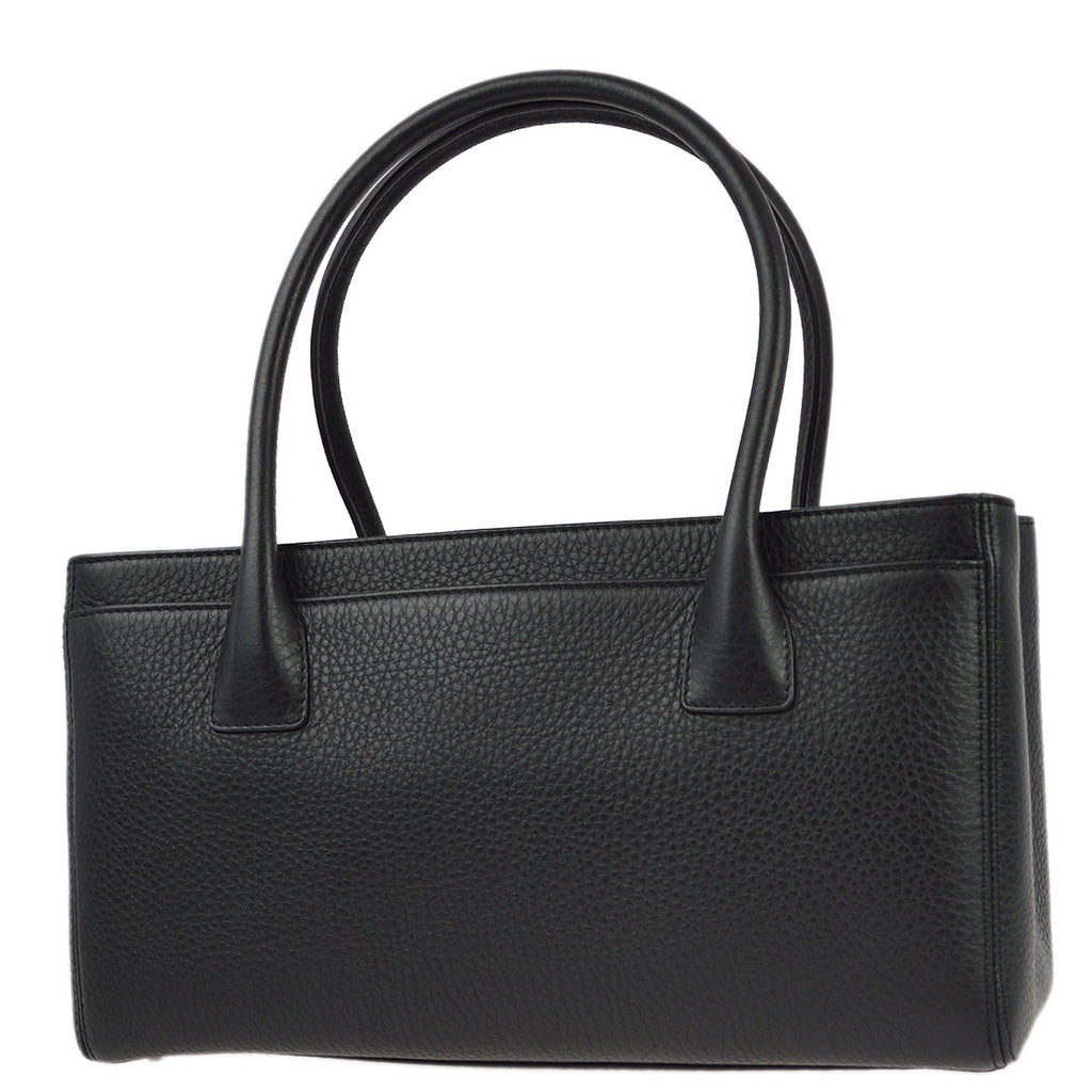 Chanel 2014 Black Calfskin Executive Tote Handbag