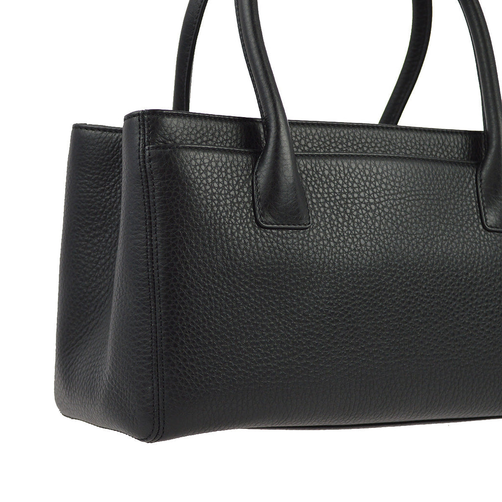 Chanel 2014 Black Calfskin Executive Tote Handbag