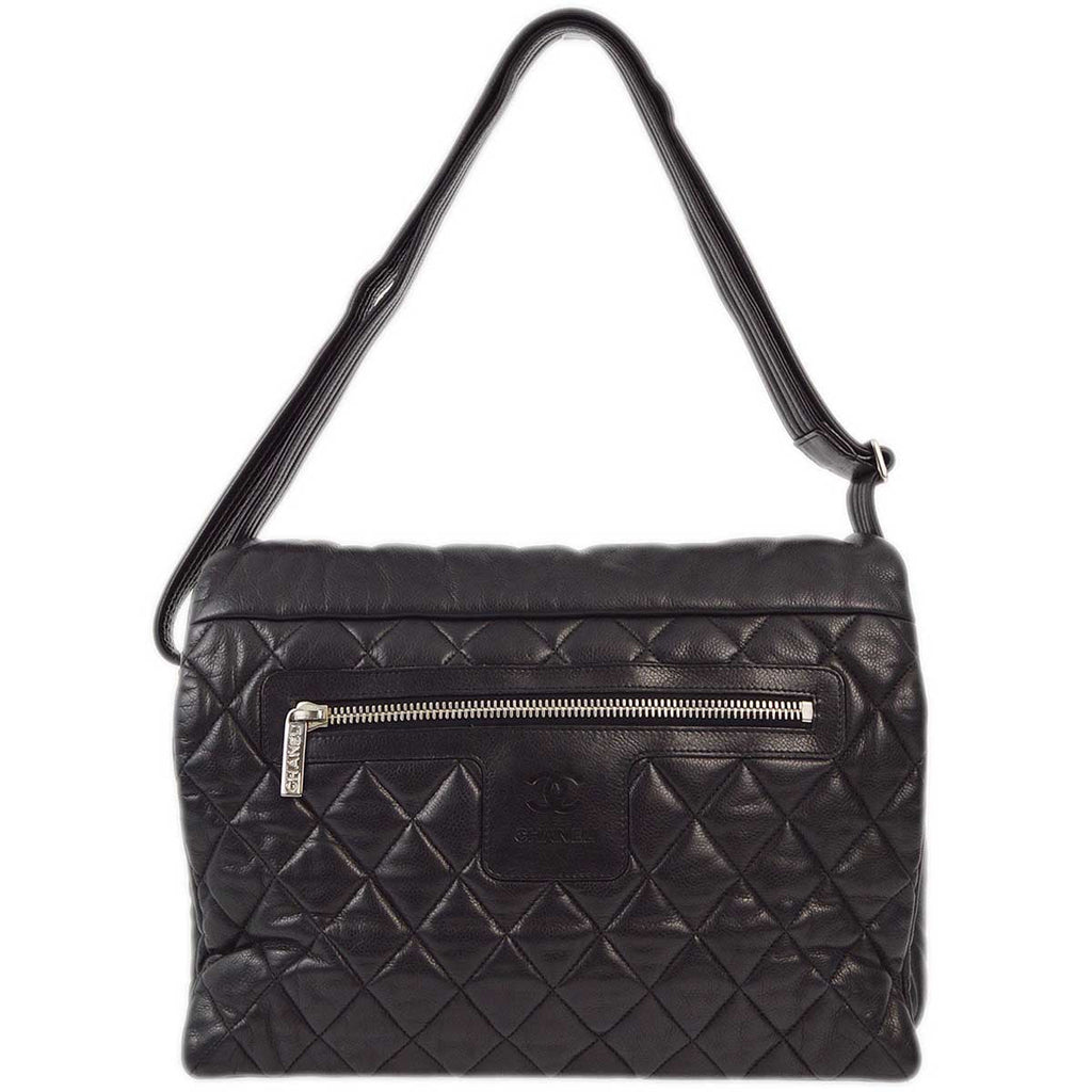 Chanel 2009-2010 Black Caviar Coco Cocoon Shoulder Bag