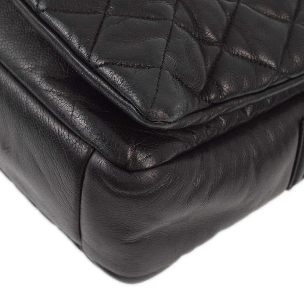 Chanel 2009-2010 Black Caviar Coco Cocoon Shoulder Bag