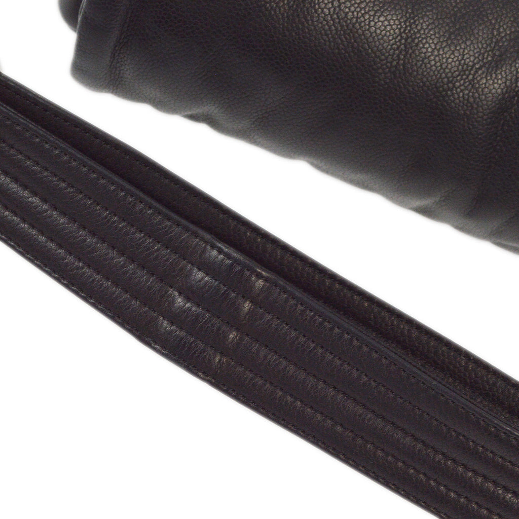 Chanel 2009-2010 Black Caviar Coco Cocoon Shoulder Bag