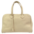Hermes 2015 Craie Taurillon Clemence Victoria 35 Handbag