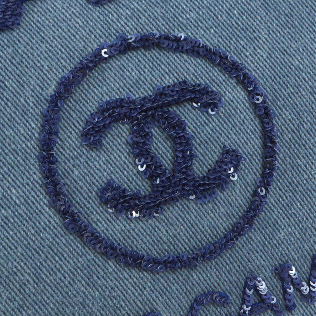 Chanel 2017 Blue Denim Small Deauville Tote Shoulder Bag