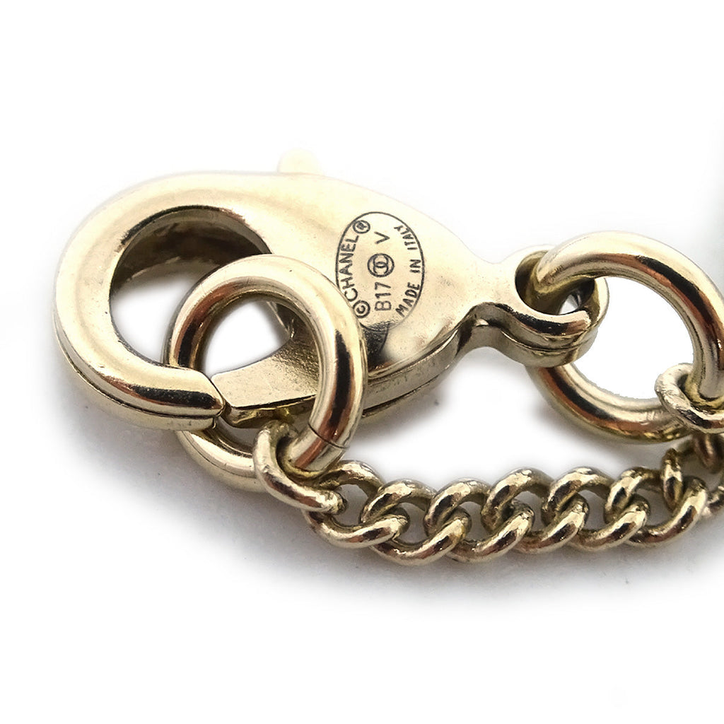 Chanel Gold CC Pendant Necklace B17V