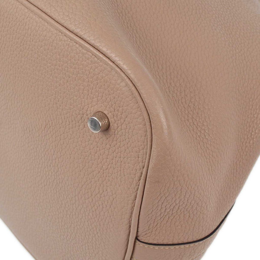 Hermes 2011 Gray Taurillon Clemence Picotin Lock 31 TGM Handbag