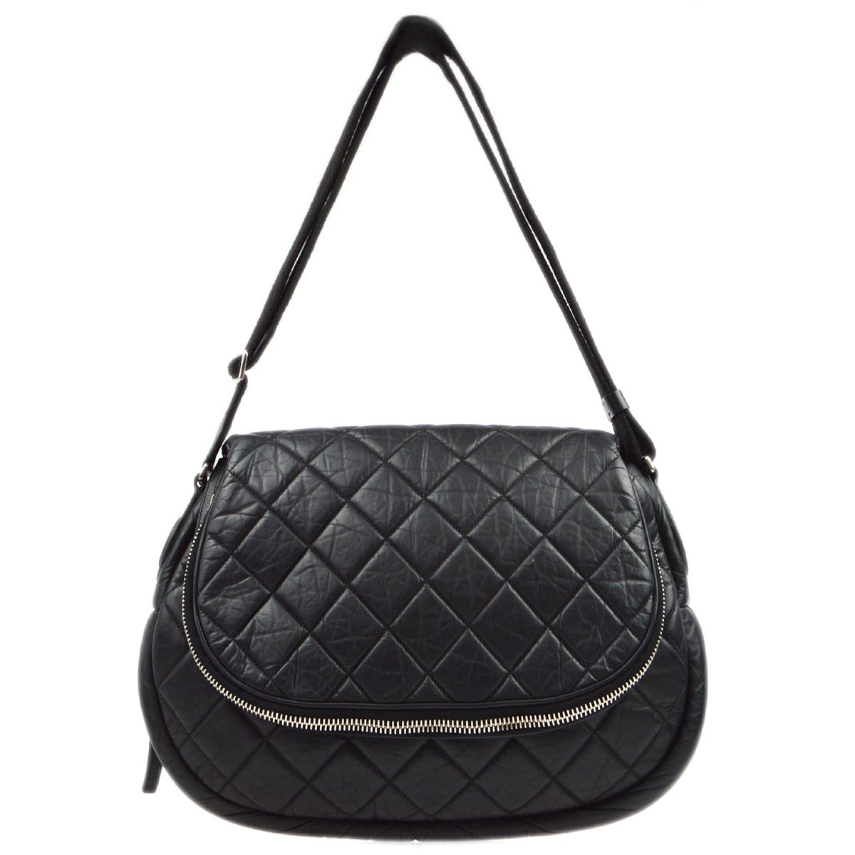 Chanel 2011 Black Calfskin Coco Cocoon Shoulder Bag