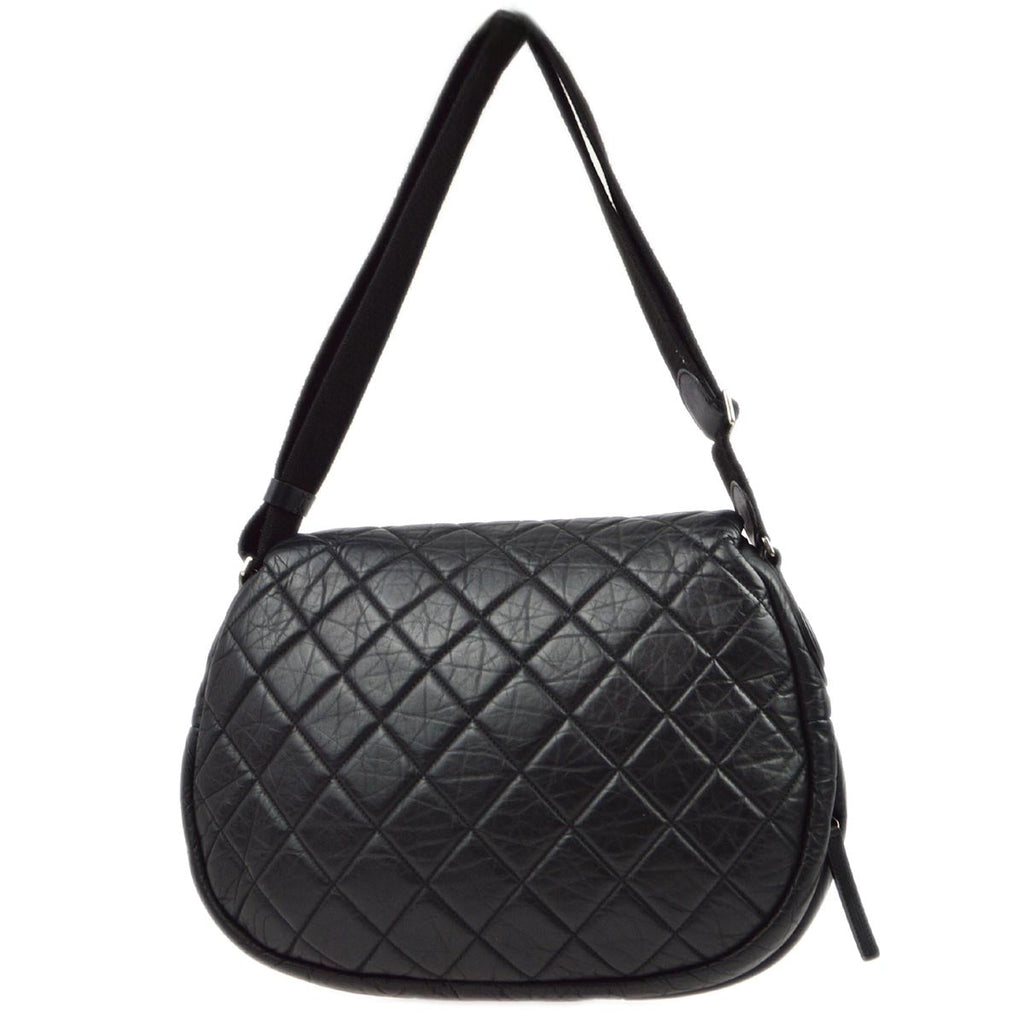 Chanel 2011 Black Calfskin Coco Cocoon Shoulder Bag