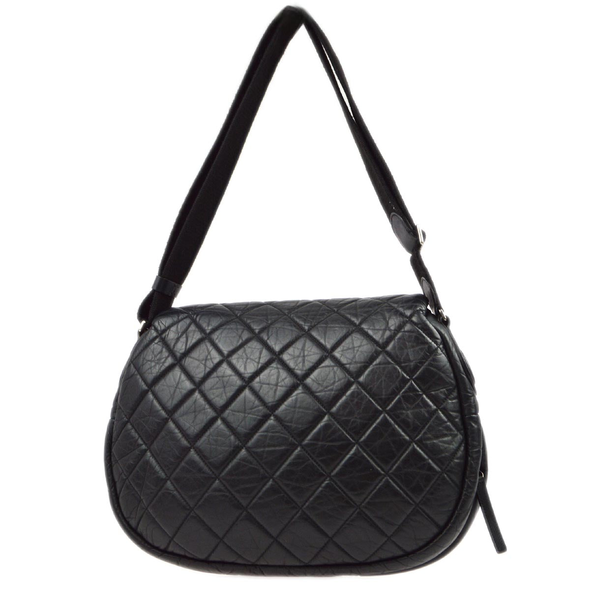 Chanel 2011 Black Calfskin Coco Cocoon Shoulder Bag