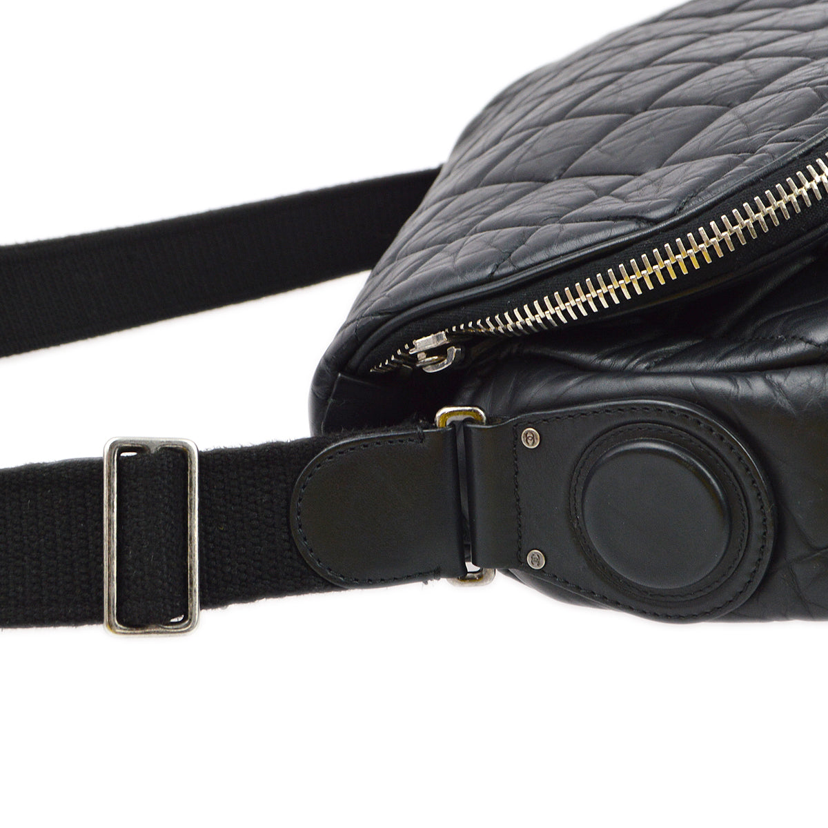 Chanel 2011 Black Calfskin Coco Cocoon Shoulder Bag